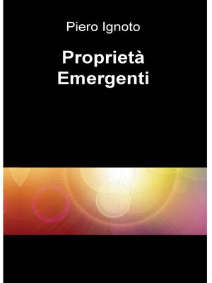 cover image of Proprietà Emergenti